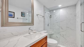 Ensemble douche/baignoire, sĂšche-cheveux, serviettes fournies