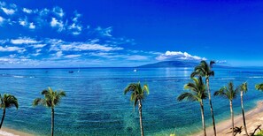 On the beach, sun loungers, beach towels - 6 th floor ocean front condo Outstanding Views! Weekly discounts available  (Lahaina)