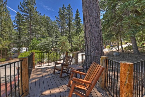Moose Haven by Destination Big Bear : Close to Snow Summit & the Village! Wood Burning & Gas Fireplace! WiFi! Foosball! Gas BBQ!