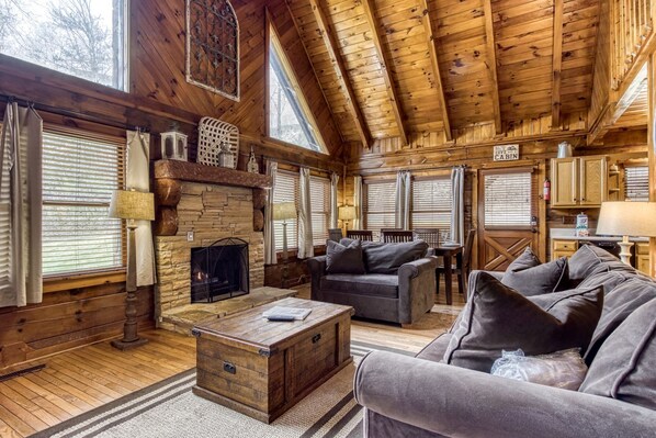 Taulutelevisio, takka