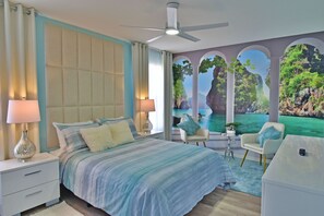 4 bedrooms, desk, iron/ironing board, free WiFi