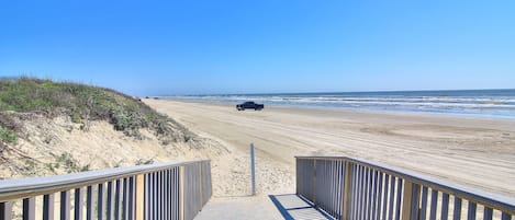 On the beach