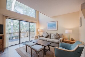 TV, DVD player, video library, offices