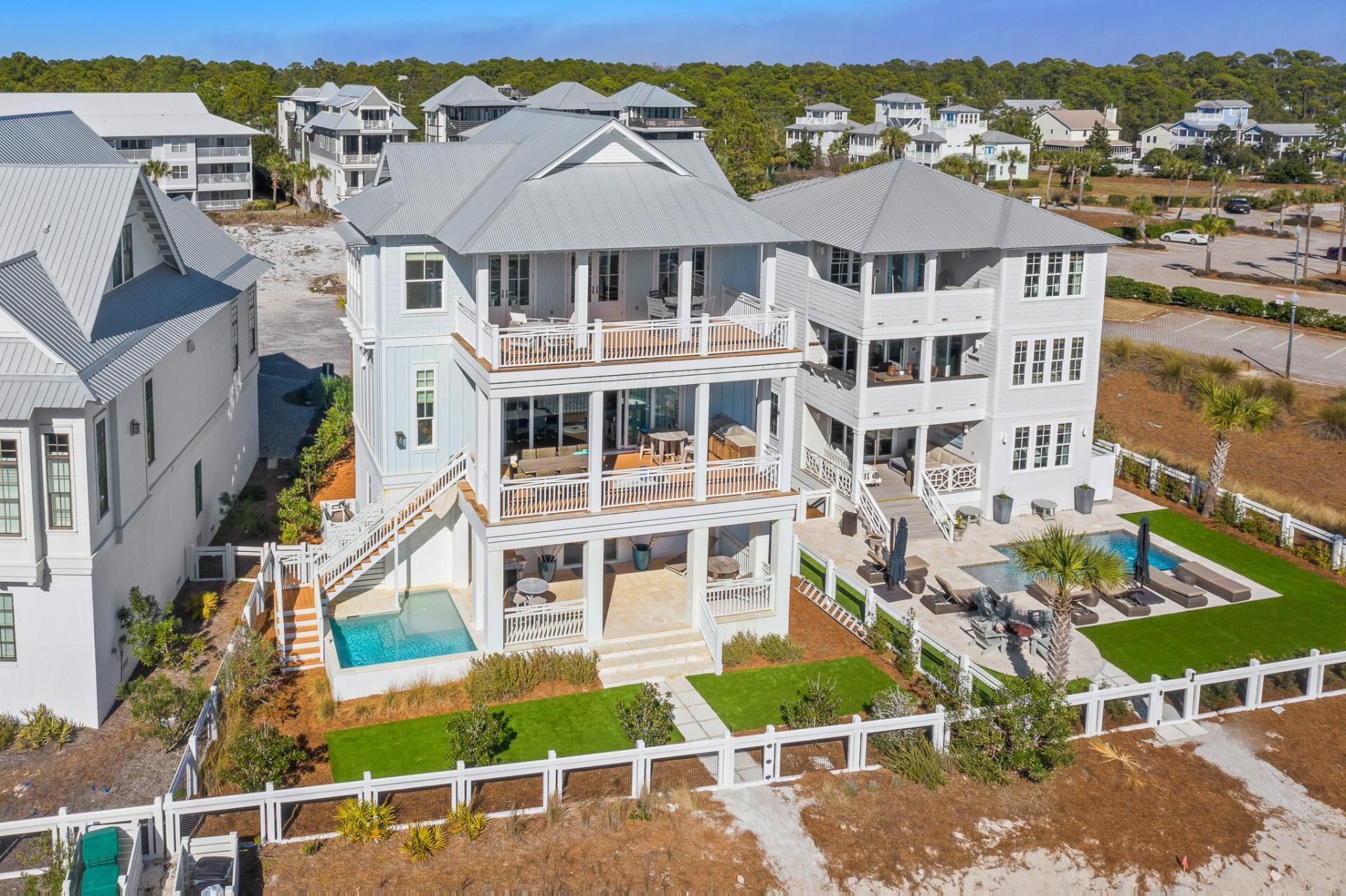 Book Fall Break! Private Pool! Gulf Views with Fantastic Balcony Spaces! Easy Walk to Beach