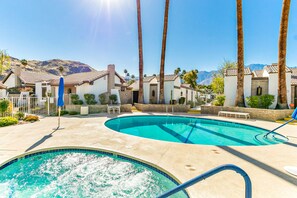 Pool - Single story Canyon Sands condo in South PS w/ Tennis Courts - Canyon Sands  Bea (Palm Springs)