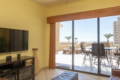 Ground Floor, Perfect Location access pool from private patio at Las Palomas