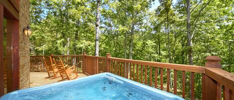 Bain à remous extérieur