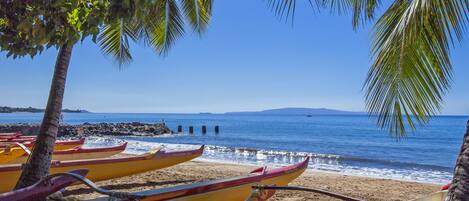 Accommodatie ligt op het strand