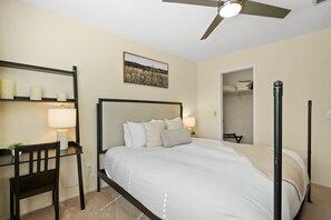 2 bedrooms, iron/ironing board, travel cot, WiFi