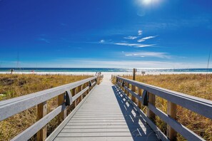 On the beach