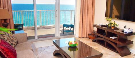 Een televisie en een dvd-speler