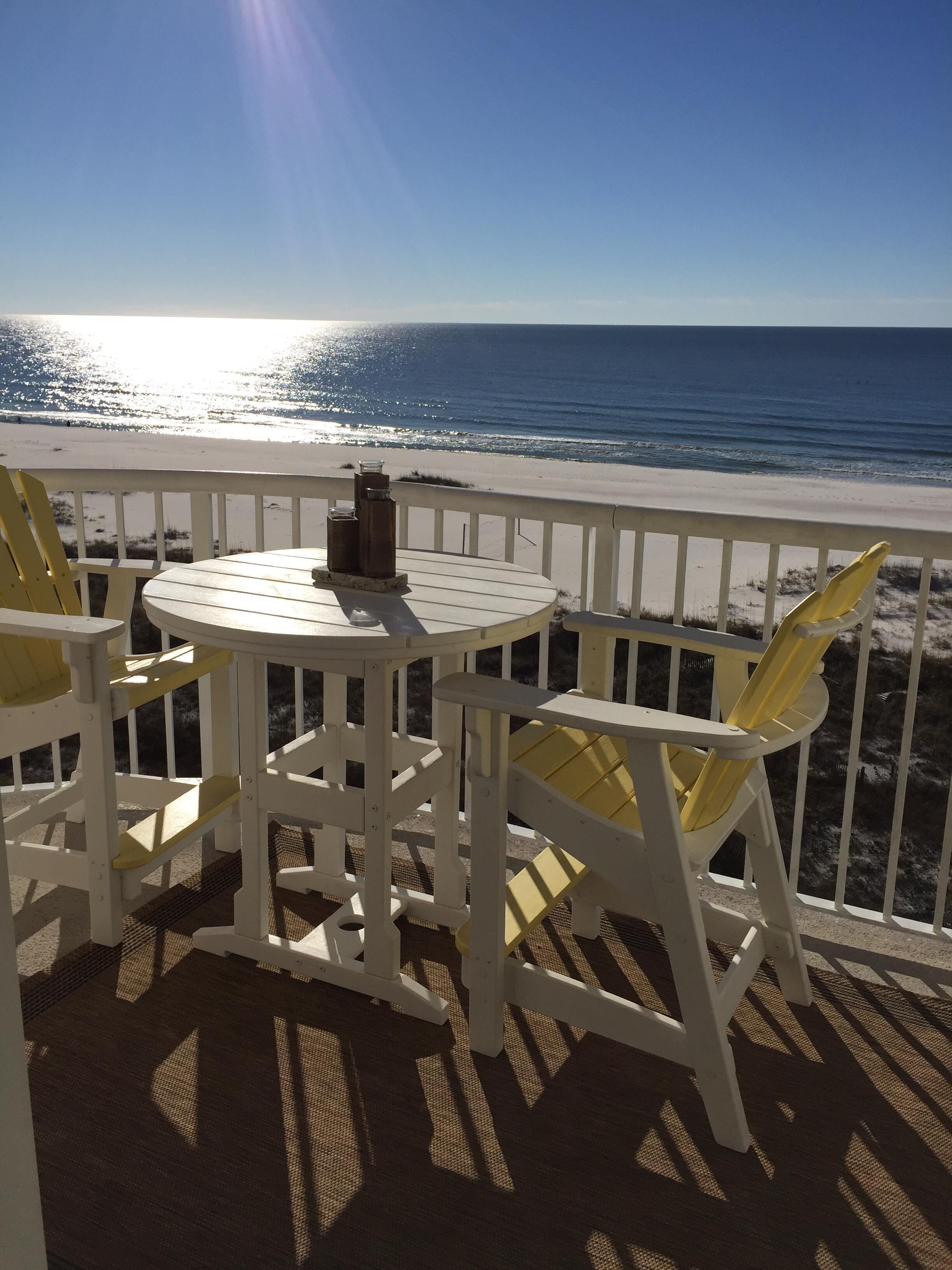 Balcony to start the day. 