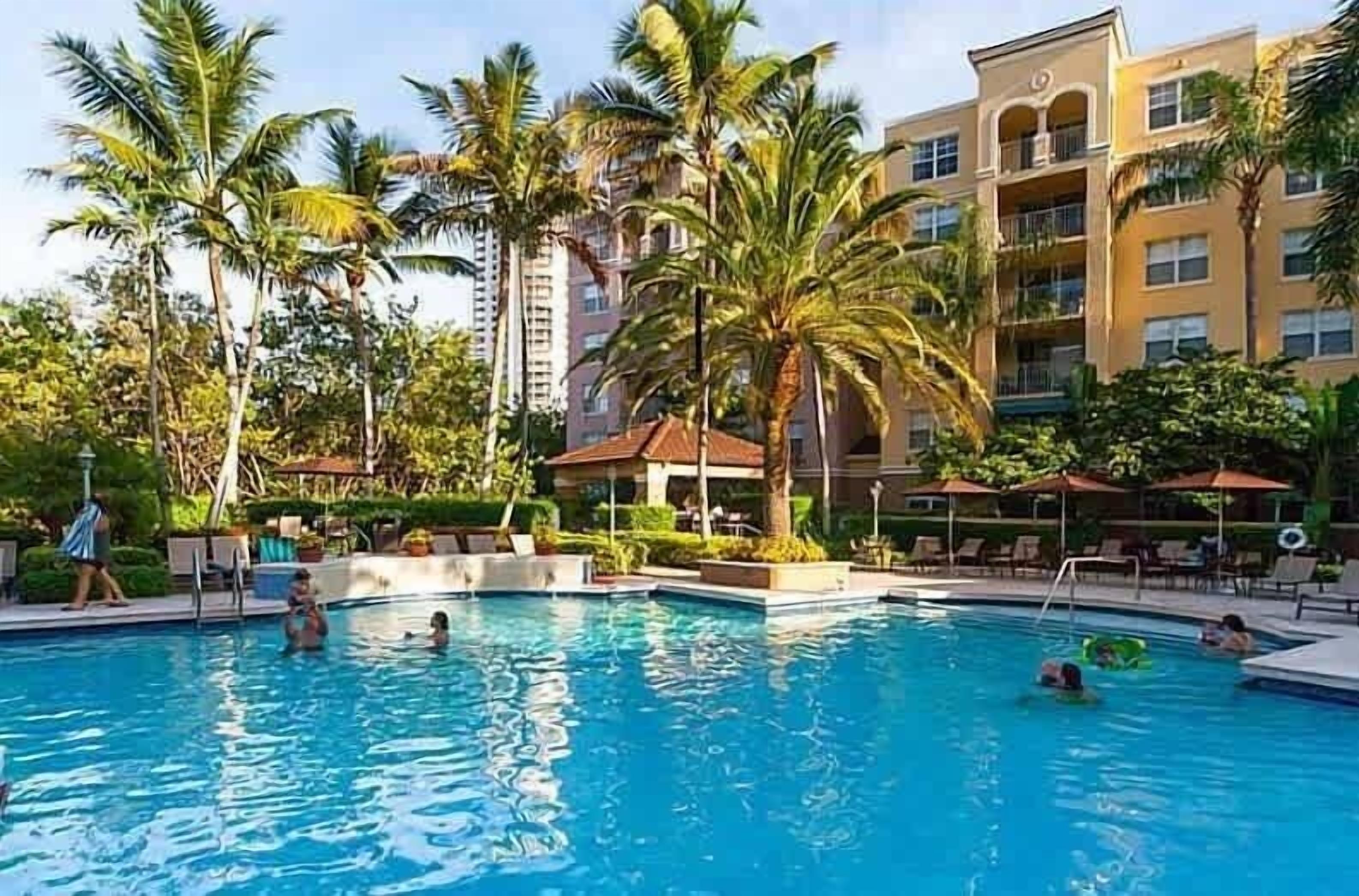 Una piscina riscaldata