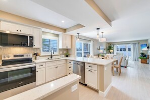 Private kitchen - Gorgeous 2B/2B Gulf Front Condo at Sand Caper! Just Completely Remodeled! NEW LISTING! (Fort Myers Beach)