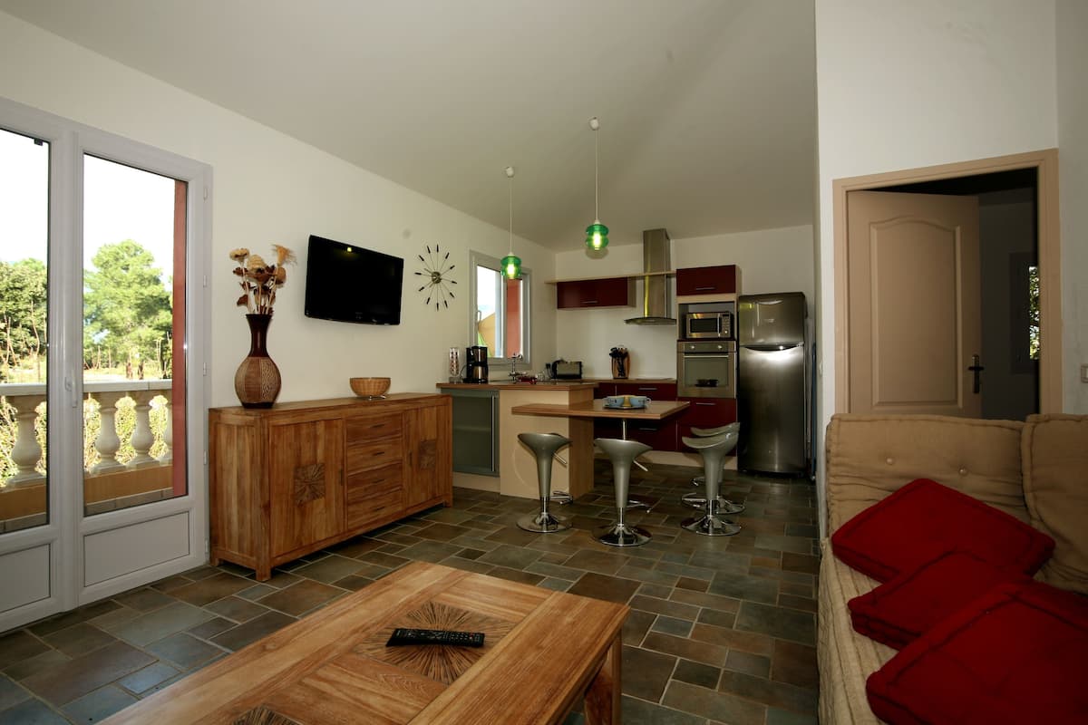 Appartement, 1 slaapkamer | 1 slaapkamer, een minibar, individueel gedecoreerd