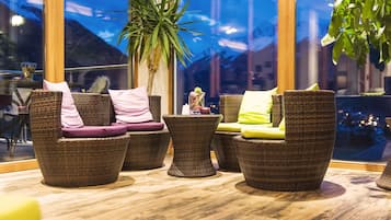Sala de estar en el lobby