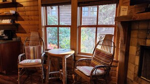 Interior - Blue Jay’s Perch | Cabin w/ Loft + Jetted Tub + Biltmore Pass (Black Mountain)