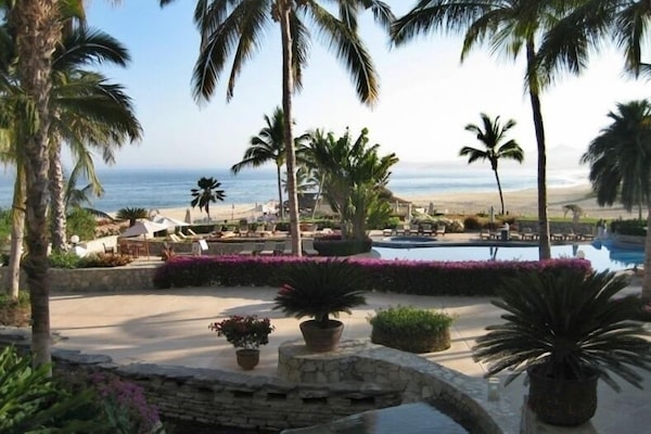 main pool area and restaurant