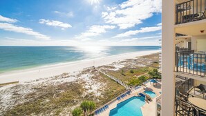A beachfront hotel with a pool, beach access, and a clear view of the ocean. - 3 BR 2 BA ~ Phoenix East ~ See why our guests chose us! *BeachFront!* (Orange Beach)