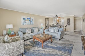 TV, DVD player - 🌊 Islander #703 – Stylish Beachfront Escape with Stunning Gulf Views 🏖️✨ (Destin)