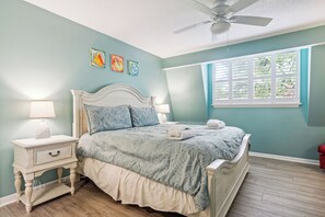 2 bedrooms, iron/ironing board, free WiFi, bed sheets