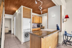 Fridge, microwave, oven, stovetop - Partial Ocean View Condo with Great Location (Kihei)