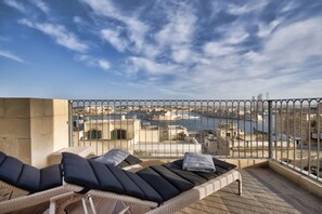 Luxury Penthouse, 1 King Bed, Harbor View, Sea Facing | View from room - 66 Saint Pauls & Spa (Valletta)