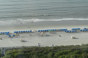 Aan het strand, strandlakens
