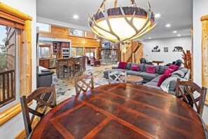 TV, fireplace, table tennis