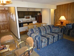 TV, fireplace, DVD player - Breckenridge Condo @ Ski Watch - Ski In Ski Out, On Slopes, Hot Tubs & Mtn Views (Breckenridge)