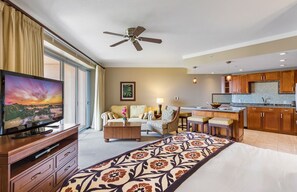 Smart TV, DVD player, stereo, offices