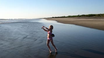 Na praia