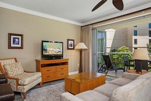 TV - KBM Resorts | FREE CAR | Honua Kai Hokulani | Ocean view | 1-Bedroom Condo, Beautiful Sunsets! HKH-216 (Lahaina)