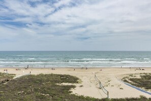 En la playa