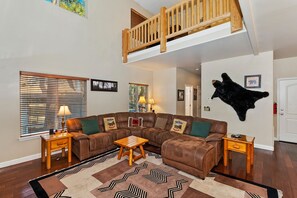 TV, fireplace, DVD player, table football