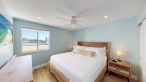 1 slaapkamer, een strijkplank/strijkijzer, wifi, beddengoed