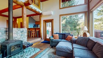 TV, DVD player, books