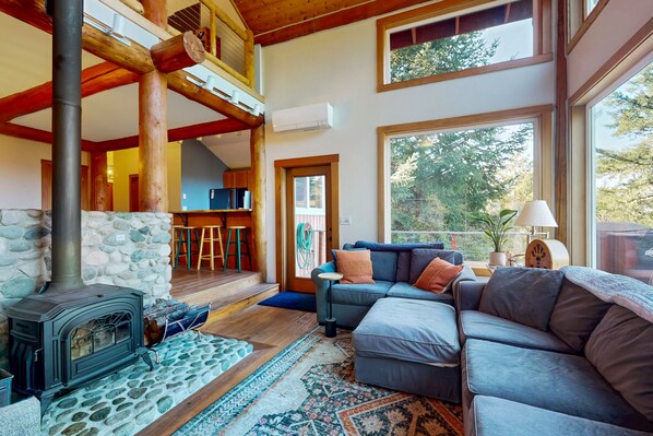 Télévision, lecteur de DVD, livres