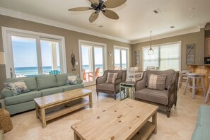 TV, DVD player, stereo - Beautiful House Directly On The Beach! Private house with fantastic views. (Gulf Shores)