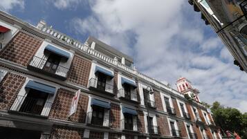 Overnatningsstedets facade