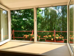 City Apartment, 1 Bedroom, Courtyard View, Courtyard Area | 1 bedroom, iron/ironing board, free WiFi - Salome OLD TOWN apartments (Vilnius)