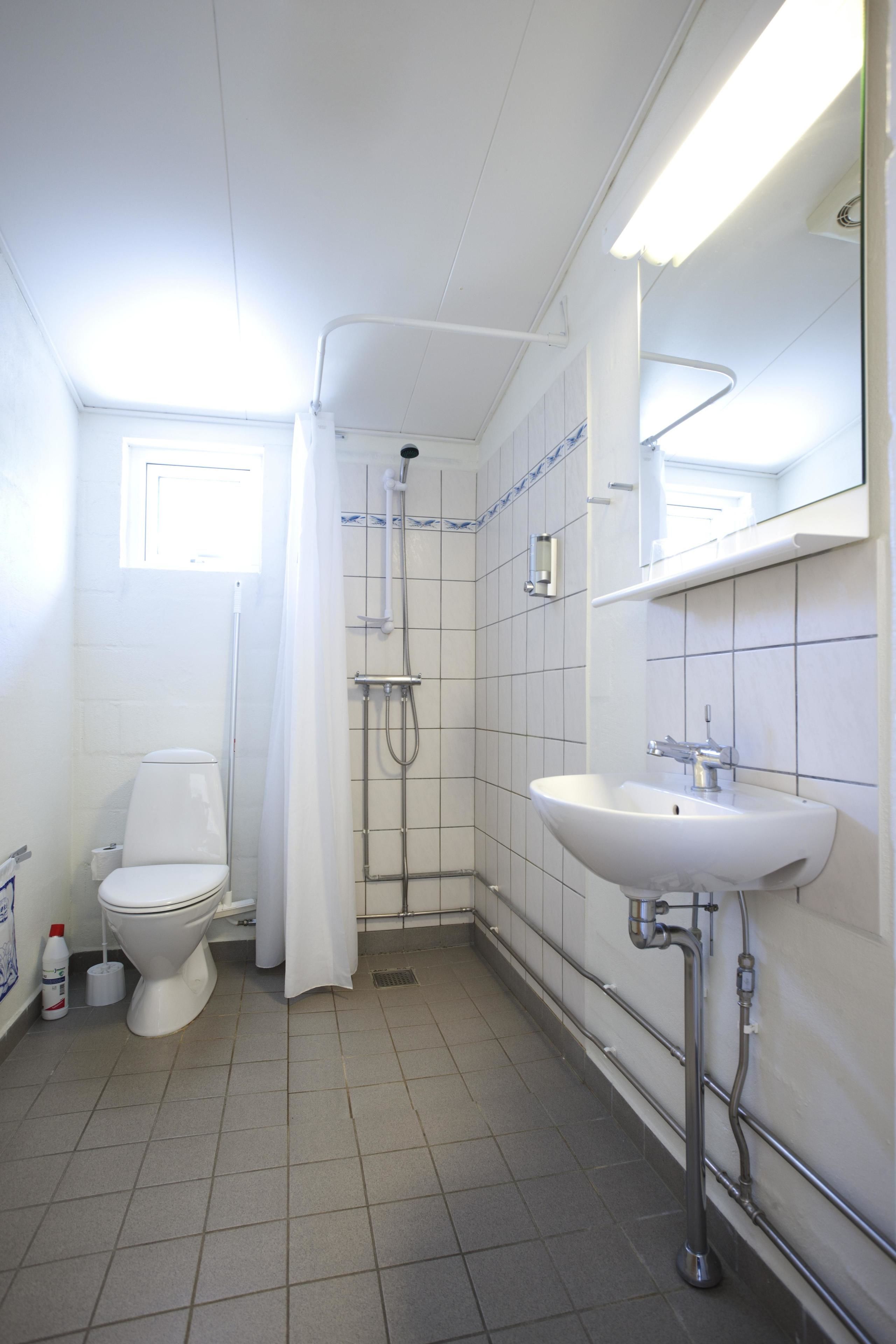 basic cottage, 2 bedrooms, terrace, garden area | bathroom | shower, rainfall showerhead, towels, soap