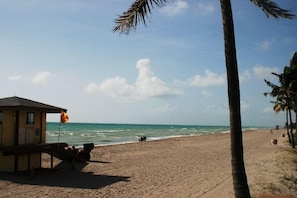 On the beach