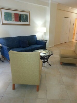 Sala de estar en el lobby