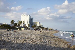 On the beach