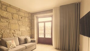 Apartment, 1 Bedroom, River View (2 - Rua da Reboleira ,19) | Living area | Flat-screen TV - RIBEIRA by YoursPorto (Porto)