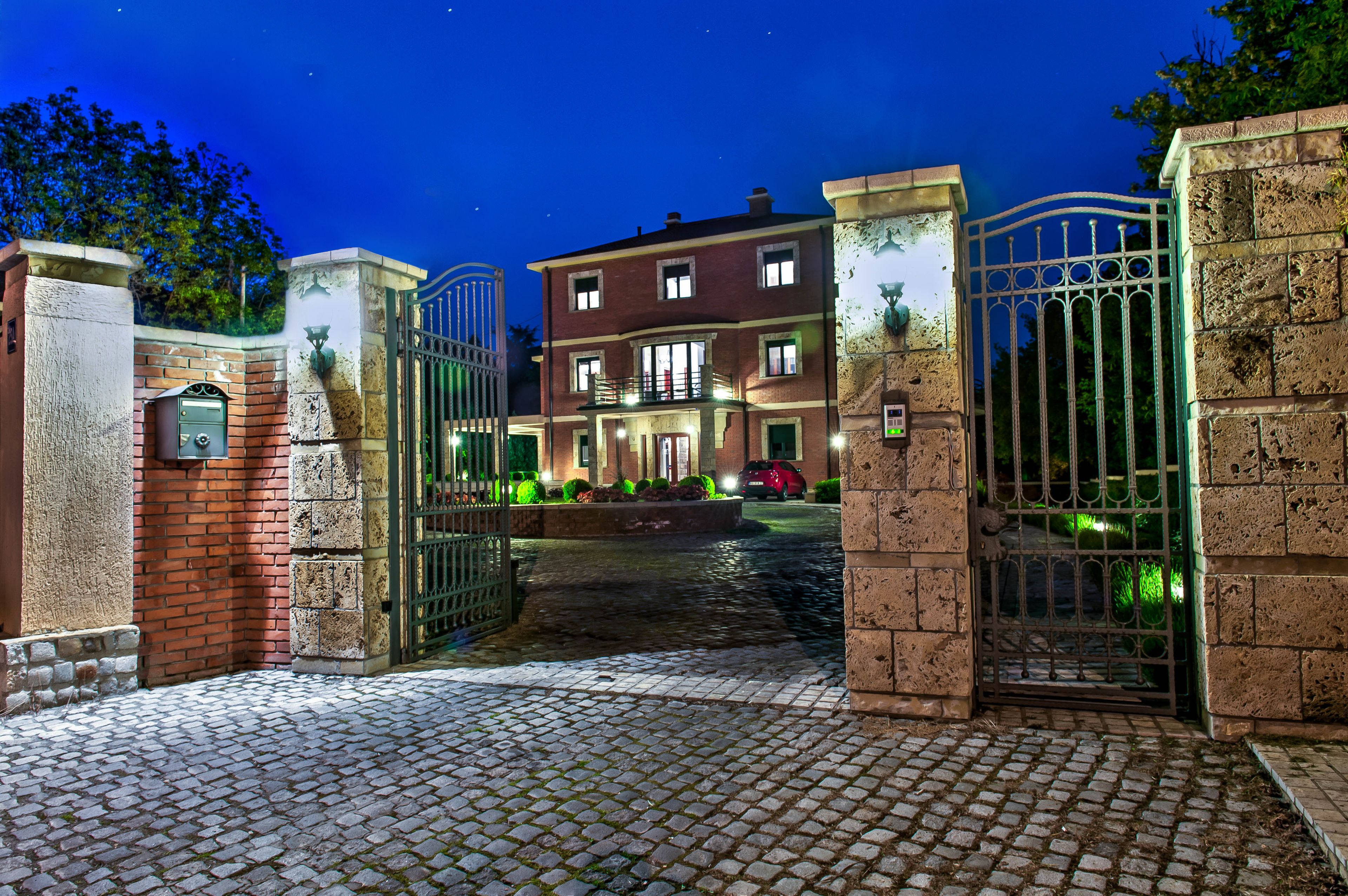 Front of property - evening/night