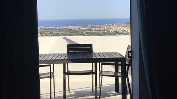 Exclusive Apartment, 1 Bedroom, Sea View | Terrace/patio