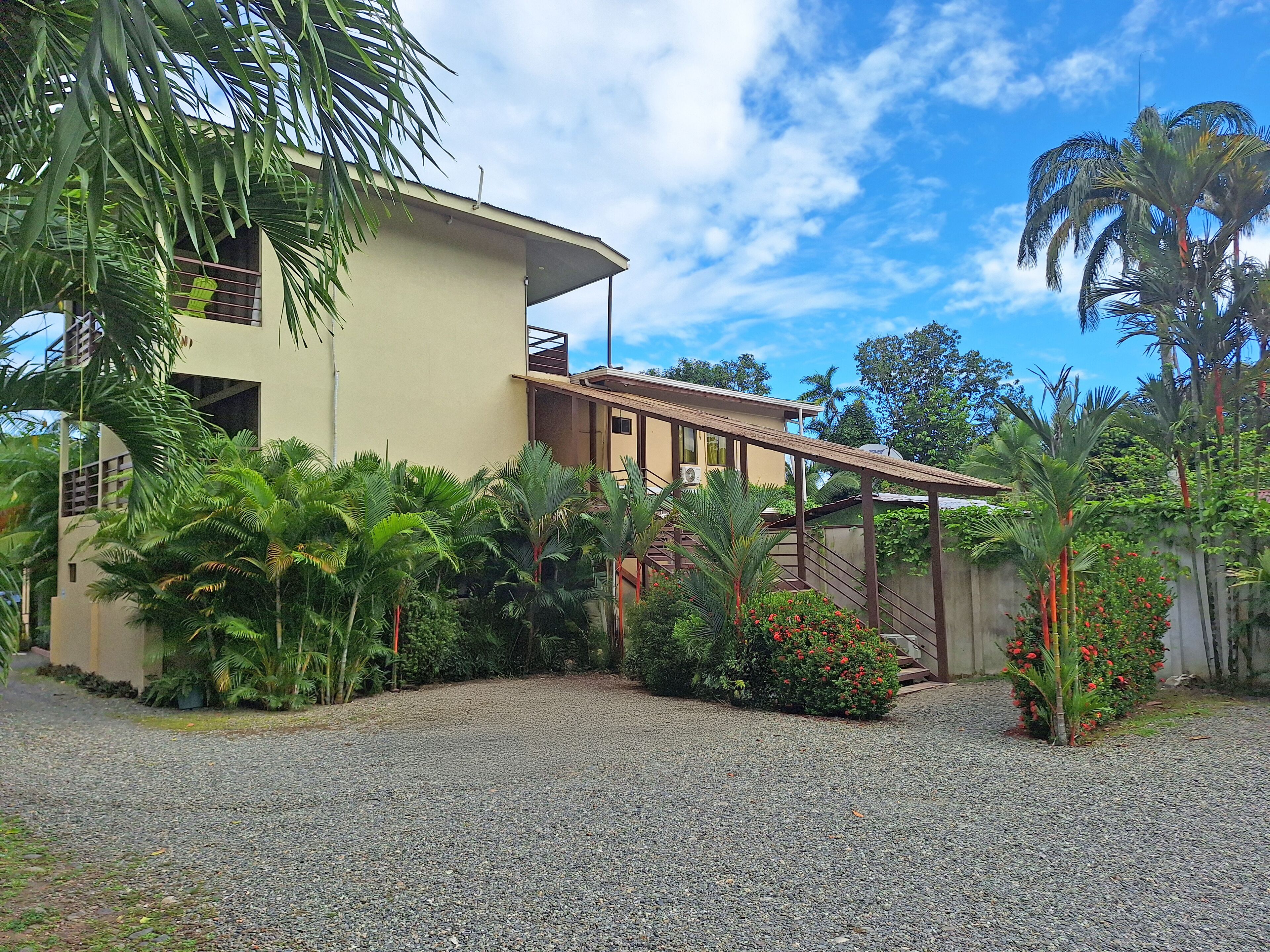 Voorkant van accommodatie