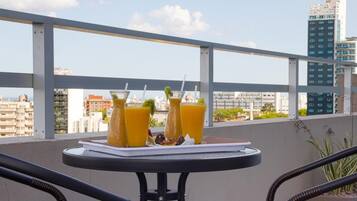 Executive Double Room, 1 King Bed, Terrace | Balcony